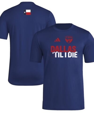 FC Dallas adidas 2025 Jersey Hook AEROREADY T-Shirt - Navy