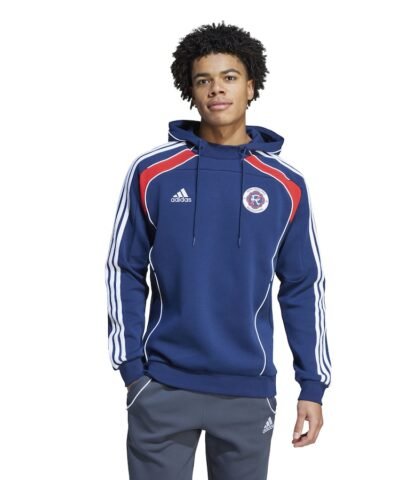 New England Revolution adidas 2025 Travel Pullover Hoodie - Navy