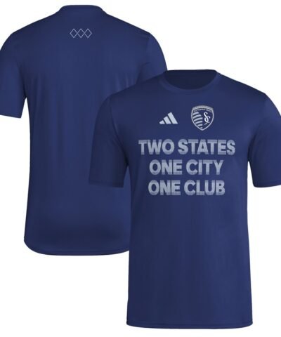 Sporting Kansas City adidas 2025 Jersey Hook AEROREADY T-Shirt - Navy
