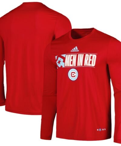 Chicago Fire adidas 2024 Jersey Hook AEROREADY Long Sleeve T-Shirt - Red