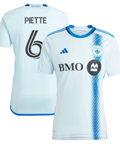 Samuel Piette CF Montreal adidas 2024 La Main Replica Player Jersey – Light Blue