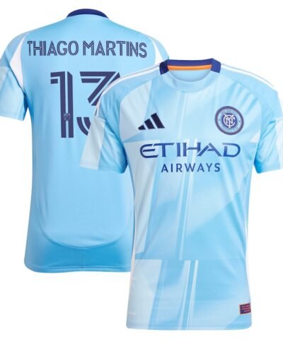 Thiago Martins New York City FC adidas 2025 The Excelsior Kit Replica Player Jersey - Light Blue