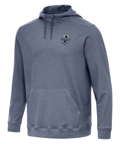 Vancouver Whitecaps FC Antigua Cloud Pullover Hoodie - Heather Navy