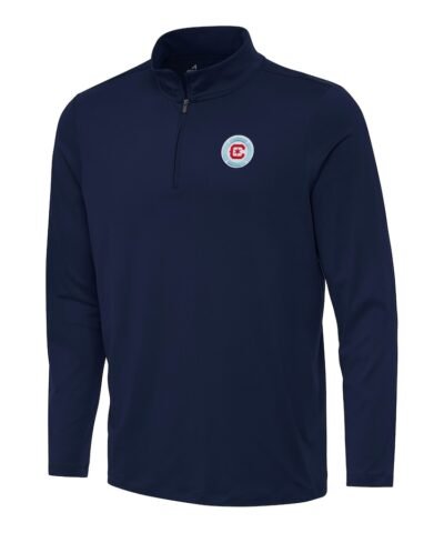 Chicago Fire Antigua Reprocess Quarter-Zip Jacket - Navy