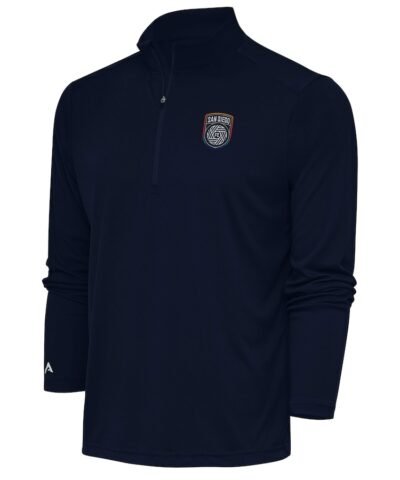 San Diego FC Antigua Tribute Quarter-Zip Top - Navy