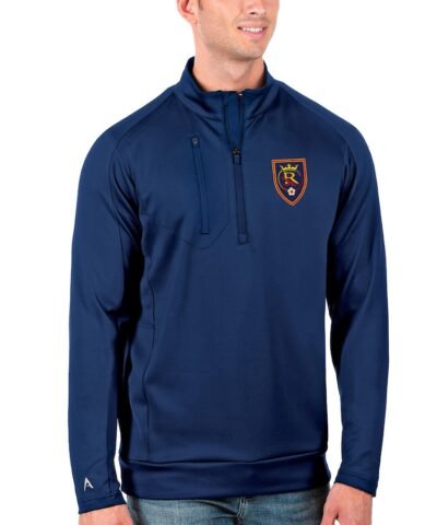 Real Salt Lake Antigua Big & Tall Generation Quarter-Zip Pullover Jacket - Royal