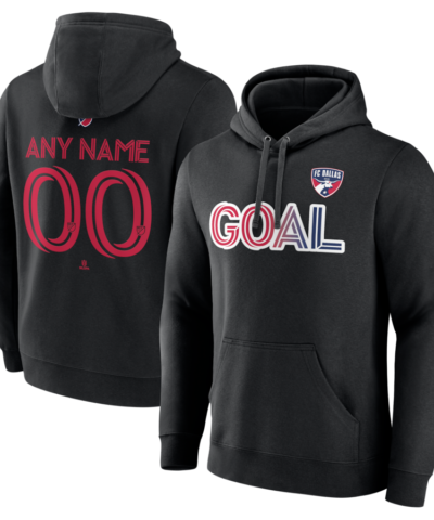 FC Dallas  Goal Custom Pullover Hoodie - Black