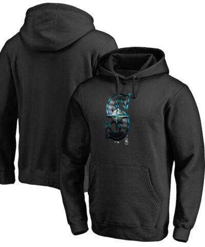 Seattle Mariners Midnight Mascot Pullover Hoodie - Black