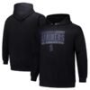 Seattle Mariners   Stack Fleece Pullover Hoodie - Black