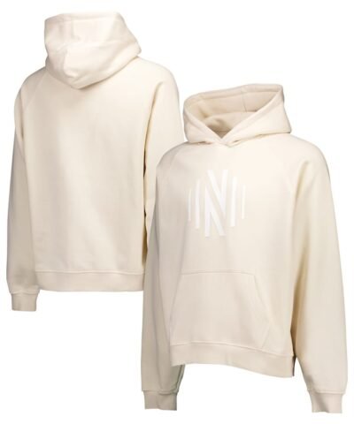Nashville SC Tonal Raglan Oversized Pullover Hoodie - Cream