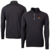 Houston Dynamo FC Cutter & Buck Adapt Eco Knit Stretch Recycled Raglan Quarter-Zip Pullover Top - Black