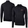 Houston Dynamo FC Cutter & Buck DryTec Virtue Eco Pique Recycled Quarter-Zip Pullover - Black