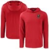 Real Salt Lake Cutter & Buck Coastline Epic Comfort Eco Long Sleeve Recycled Hooded Shirt - Red