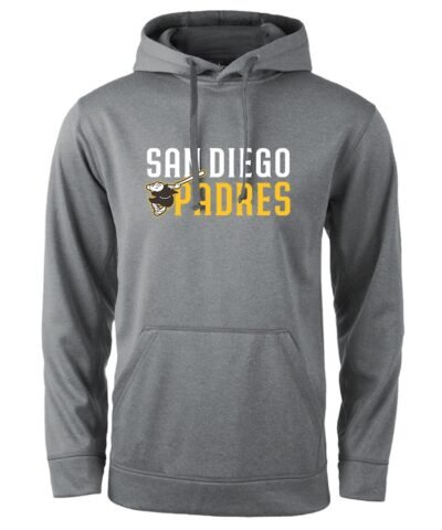 San Diego Padres Dunbrooke Champion Pullover Hoodie - Heather Gray