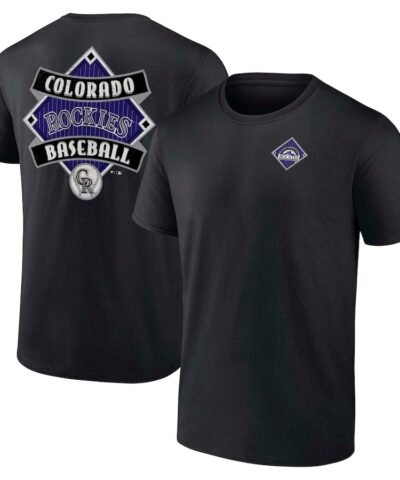Colorado Rockies Fanatics Field Play T-Shirt - Black