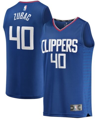 Ivica Zubac LA Clippers Fanatics Fast Break Replica Jersey - Icon Edition - Royal
