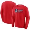 Los Angeles Angels Fanatics Focus Fleece Pullover Sweatshirt - Red