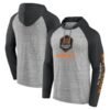Houston Dynamo FC Fanatics Deflection Raglan Pullover Hoodie - Steel