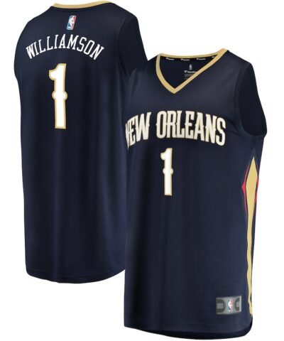 Zion Williamson New Orleans Pelicans Fanatics Fast Break Replica Jersey Navy - Icon Edition