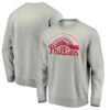 Philadelphia Phillies Heater Pullover Sweatshirt - Gray