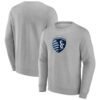 Sporting Kansas City Logo Pullover Sweatshirt - Heather Gray