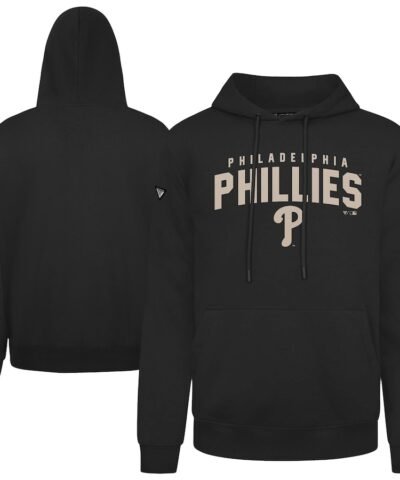 Philadelphia Phillies Levelwear Podium Team Arch Pullover Hoodie - Black