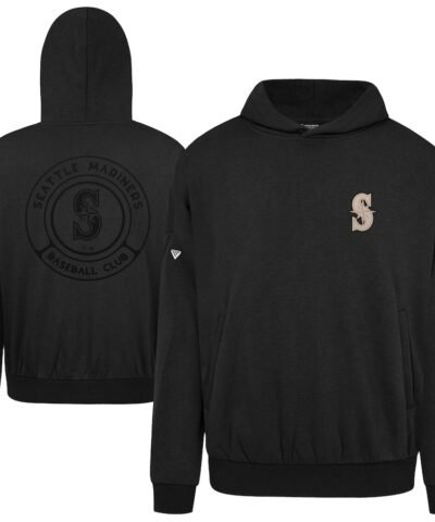 Seattle Mariners Levelwear Contact Oversized Pullover Hoodie - Black