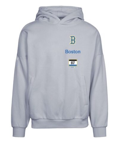 Boston Red Sox Levelwear City Connect Contact Baseline Pullover Hoodie - Gray