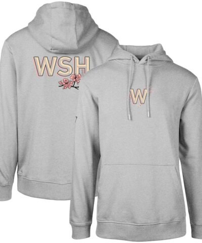 Washington Nationals Levelwear City Connect Podium Core 2.0 Pullover Hoodie - Gray