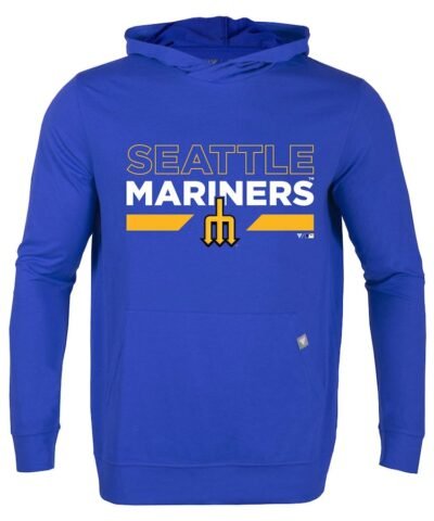 Seattle Mariners Levelwear City Connect Relay No Hitter Pullover Hoodie - Royal