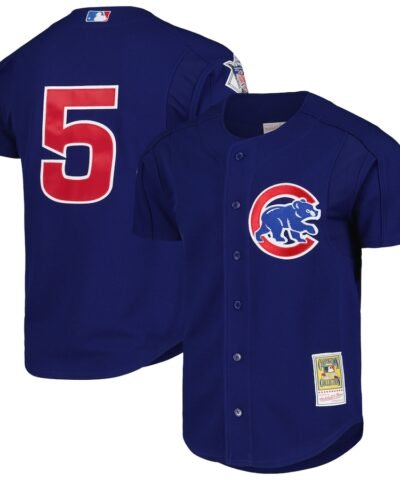 Nomar Garciaparra Chicago Cubs Mitchell & Ness Cooperstown Collection 2005 Batting Practice Jersey - Royal