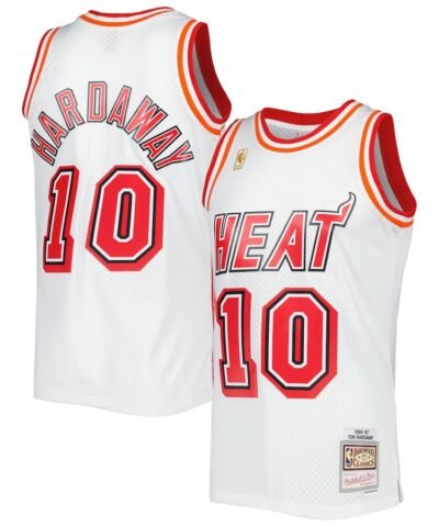 Tim Hardaway Miami Heat Mitchell & Ness Hardwood Classics Swingman Jersey - White