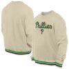 Philadelphia Phillies New Era St. Patrick's Day Twill Pullover Sweatshirt - Cream