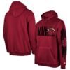 Miami Heat New Era Tip-Off Collection Pullover Hoodie - Red