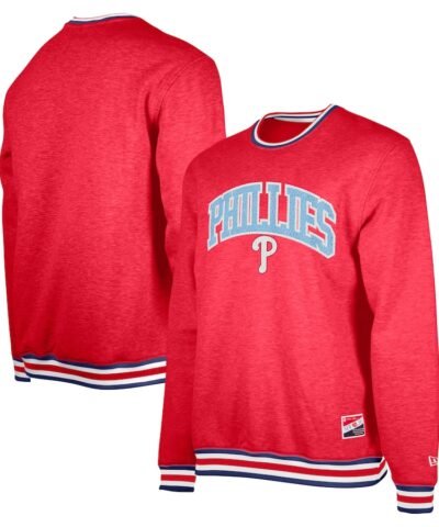 Philadelphia Phillies New Era Father's Day Pullover Sweatshirt - Red