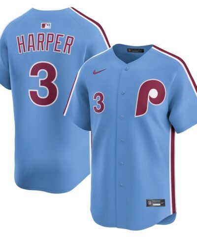 Bryce Harper Philadelphia Phillies Nike Alternate Limited Player Jersey - Light Blue
