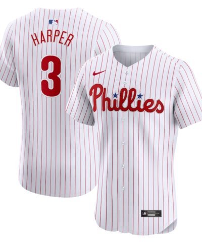 Bryce Harper Philadelphia Phillies Nike Home Elite Jersey - White