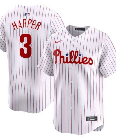 Bryce Harper Philadelphia Phillies Nike Home Limited Player Jersey - White