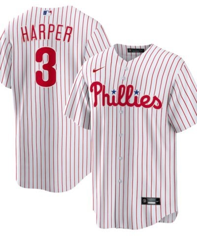Bryce Harper Philadelphia Phillies Nike Home Replica Player Name Jersey - White