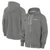 San Francisco Giants Nike Authentic Collection Travel Performance Full-Zip Hoodie - Charcoal