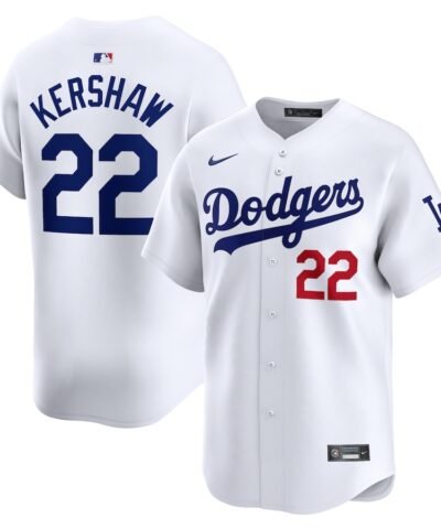 Clayton Kershaw Los Angeles Dodgers Nike Home Limited Player Jersey - White