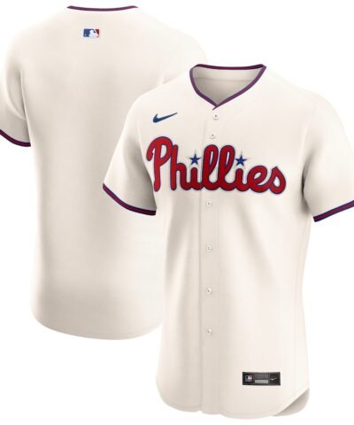 Philadelphia Phillies Nike Alternate Elite Jersey - Cream