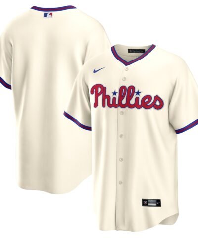 Philadelphia Phillies Nike Alternate Replica Team Jersey - Cream