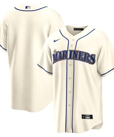 Seattle Mariners Nike Alternate Replica Team Jersey - Cream