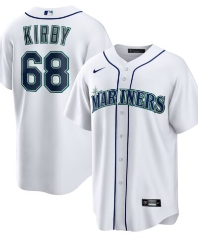 George Kirby Seattle Mariners Nike Home Replica Jersey - White