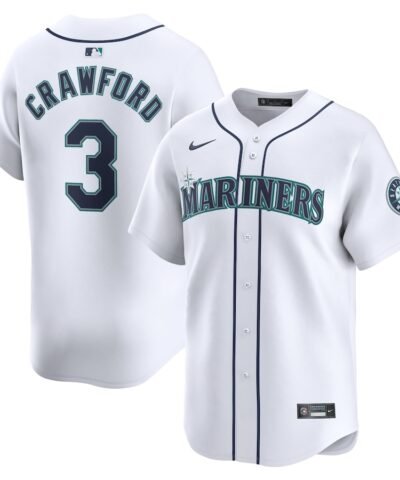 J.P. Crawford Seattle Mariners Nike Home Limited Player Jersey - White