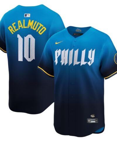 J.T. Realmuto Philadelphia Phillies Nike 2024 City Connect Limited Player Jersey - Blue
