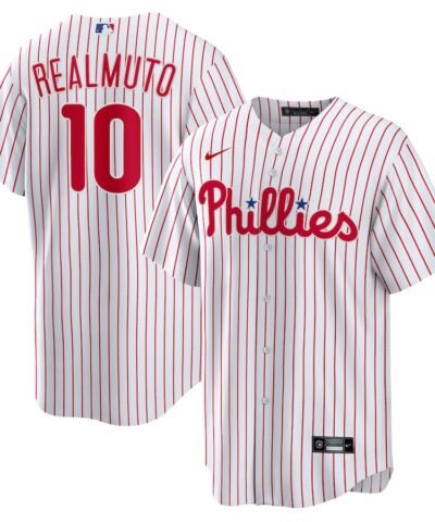 JT Realmuto Philadelphia Phillies Nike Home Replica Player Name Jersey - White