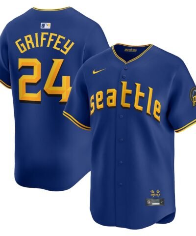 Ken Griffey Jr. Seattle Mariners Nike City Connect Retired Player Jersey - Royal