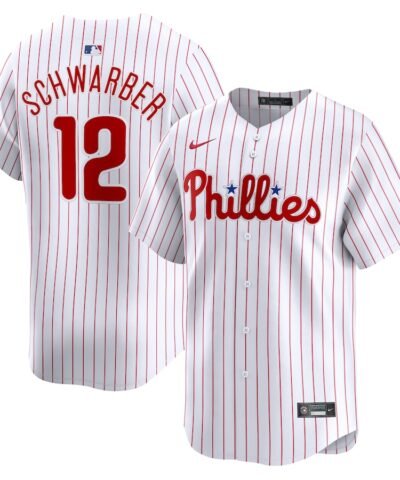 Kyle Schwarber Philadelphia Phillies Nike Home Limited Player Jersey - White